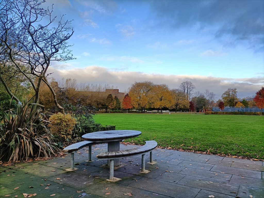Vale Park picnic bench