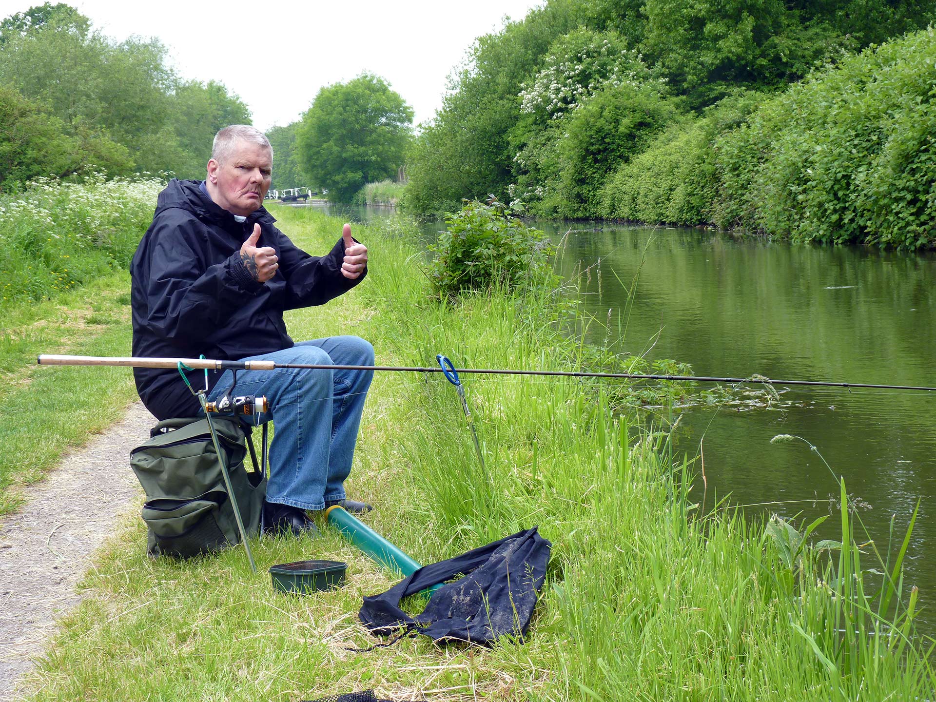 Fishing on the Aylesbury Canal