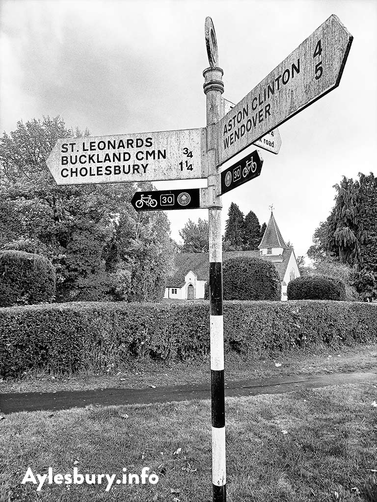Road Sign, St Leonards, Chiltern Hills