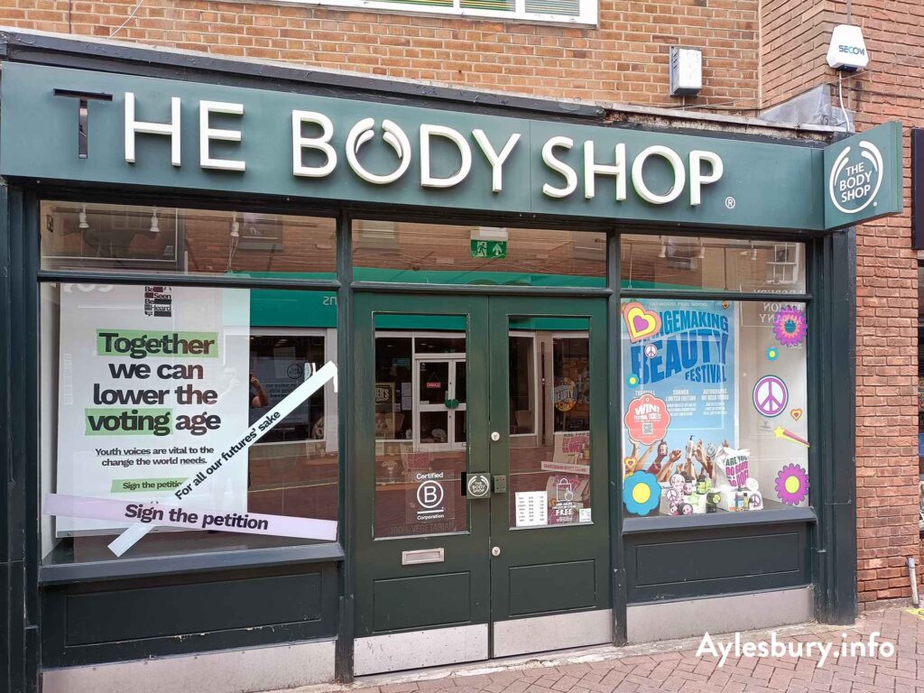 The Body Shop, High Street, Aylesbury
