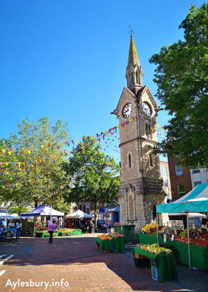 Market Day in Market Square, Aylesbury